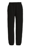 Les Tien Women's Classic Fleece Cotton Sweatpants In Black
