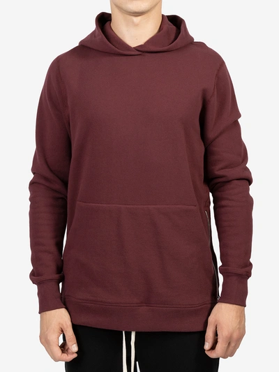 John Elliott Burgundy Hooded Villain Hoodie In Red