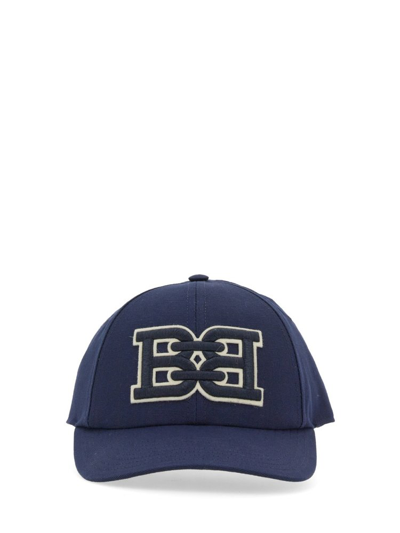 Bally Embroidered Logo Cap In Blue