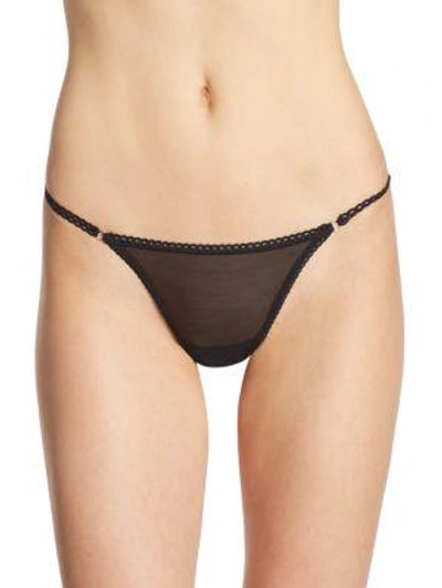 Wolford Sheers String Bottom In Black