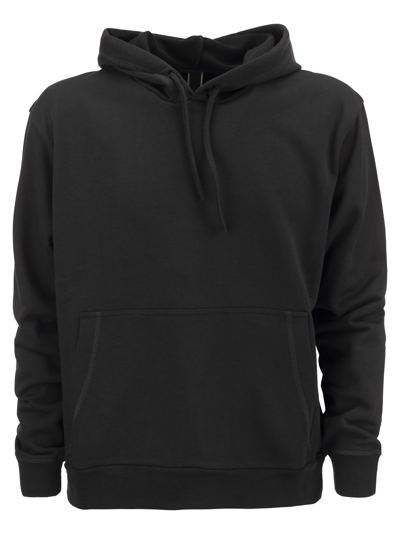 Hogan Hooded Sweatshirt In Black