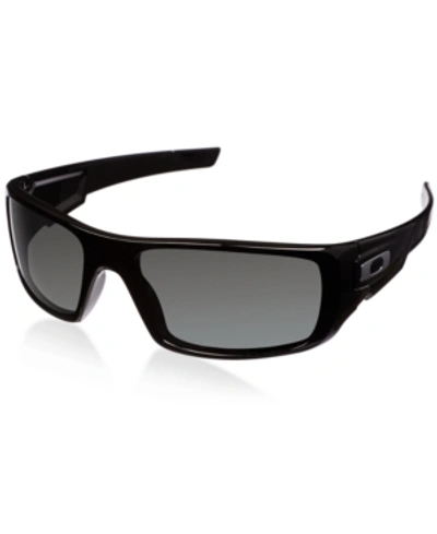 Oakley 'crankshaft' 60mm Sunglasses - Black In Black Shiny/black Mirror
