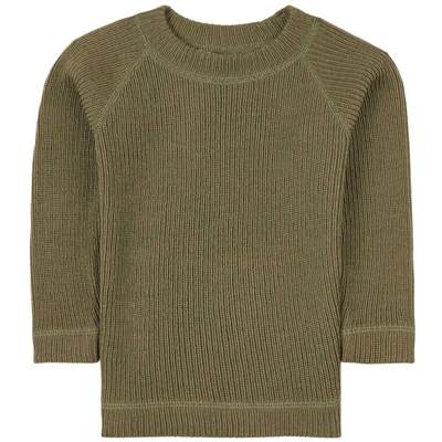 Joha Dark Sage Sweater In Green