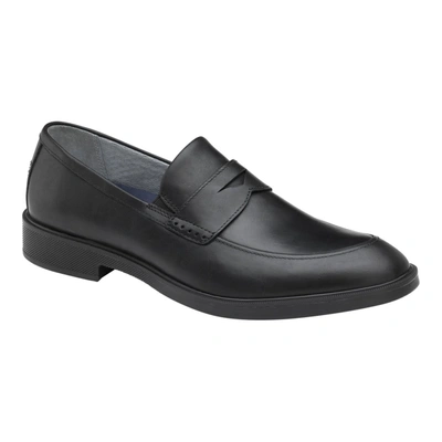 Johnston & Murphy Maddox Penny Loafer In Black