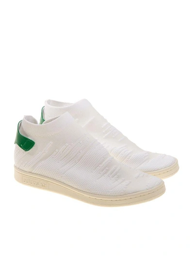 Adidas Originals Stan Smith Sock Pk W Sneakers In White