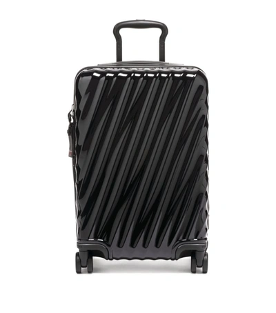 Tumi 19 Degree International Expandable 4 Wheel Carry On Suitcase In Black Texture