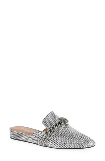 Kurt Geiger Chelsea Stud-embellished Leather Mules In Schwarz