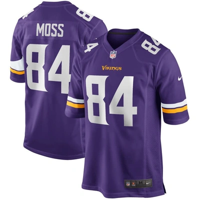Nike Men's Nfl Minnesota Vikings (randy Moss) Game Football Jersey In Purple