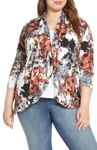 KIYONNA LORI PRINT TUNIC JACKET 21182201