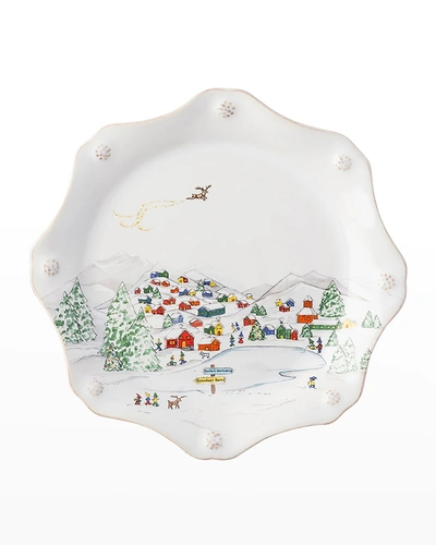 Juliska Berry And Thread North Pole Dessert And Salad Plate In Multi