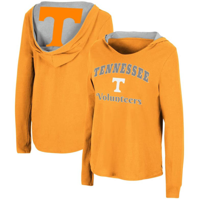 Colosseum Women's Tennessee Orange Tennessee Volunteers Catalina Hoodie Long Sleeve T-shirt