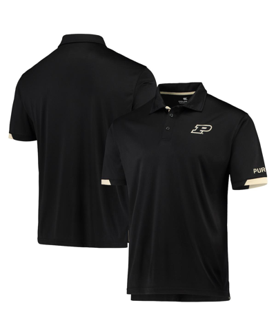 Colosseum Men's  Black Purdue Boilermakers Santry Polo Shirt