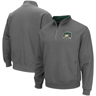 Colosseum Men's Charcoal Ohio Bobcats Tortugas Logo Quarter-zip Jacket
