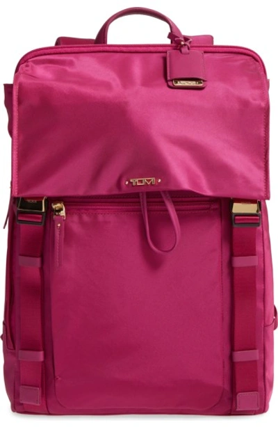 Tumi Voyageur Sacha Water Resistant Backpack Pink In Magenta