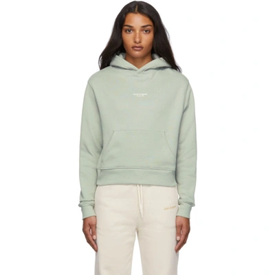 Axel Arigato Green Focus Logo Hoodie In Belgian Block | ModeSens