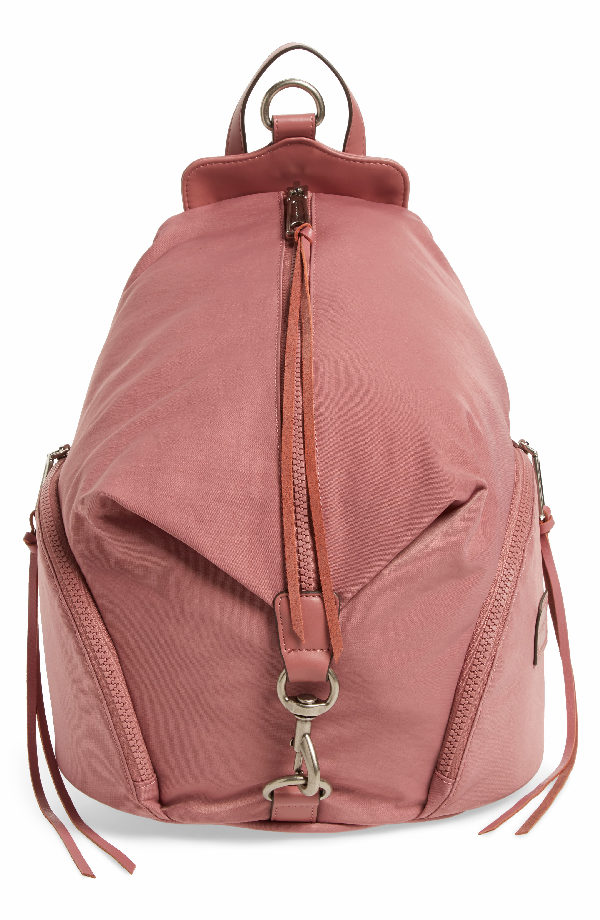 Rebecca Minkoff Julian Nylon Backpack Pink In Smoky Rose ModeSens