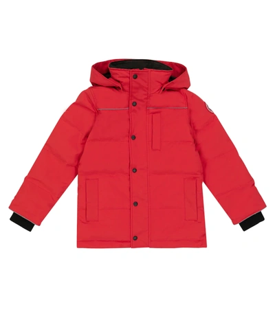 Canada Goose Down Jacket In Red