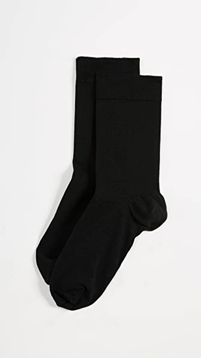 Wolford Cotton Socks In Black