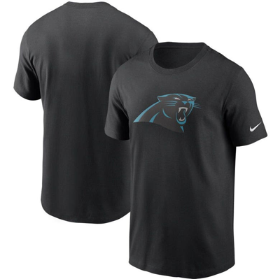 Nike Women's Logo Essential (nfl Carolina Panthers) T-shirt In Black