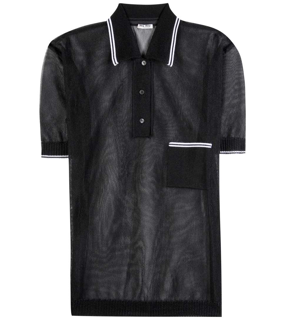 miu miu polo shirt