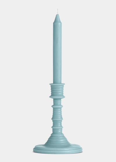 Loewe 11.9 Oz. Cypress Balls Wax Candleholder In Blue