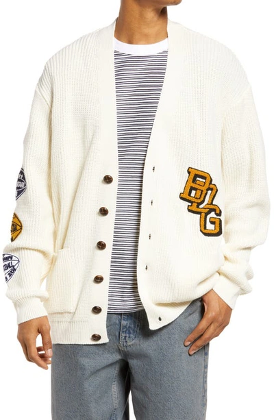 Bdg Urban Outfitters Badge Cardigan In Cream ModeSens