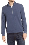 Faherty Legend Quarter Zip Pullover In Riviera Blue