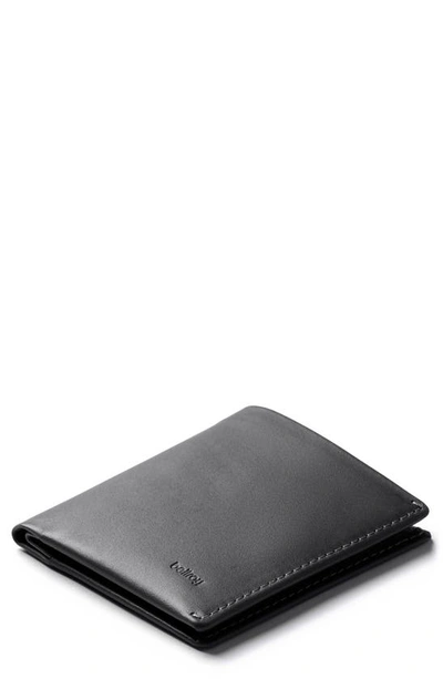 Bellroy Note Sleeve Rfid Wallet In Charcoalcobalt