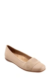 Trotters Women's Samantha Ballet Flat Women's Shoes In Nude Gem