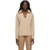 Vince Collared Wool & Cashmere Sweater In Fauna