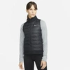 Nike Women's Therma-fit Synthetic-fill Running Vest In Black