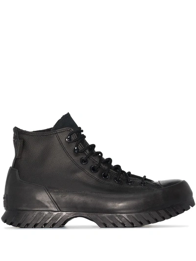 Converse Chuck Taylor Lugged High-top Sneakers In Black