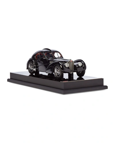 Ralph Lauren 1938 Bugatti 57sc Atlantic Coupe Sculpture In Schwarz