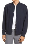 Theory Murphy Precision Bomber Jacket In Blue
