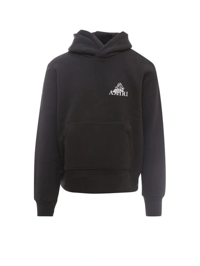 Amiri Cotton Sweatshirt In Black