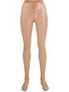 Wolford Neon High Gloss Tights In Gobi