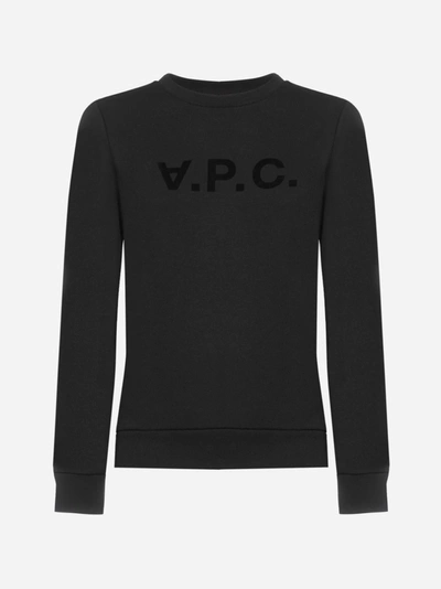 Apc Viva Logo Cotton Sweatshirt