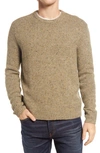 Madewell Crewneck Sweater In Stone Donegal