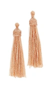 Kenneth Jay Lane Tassel Earrings In Champagne