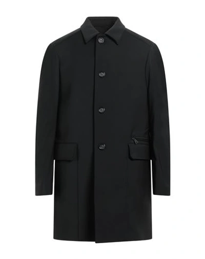 Paolo Pecora Overcoats In Black