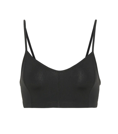 Live The Process Corset Stretch-supplex Sports Bra In Black