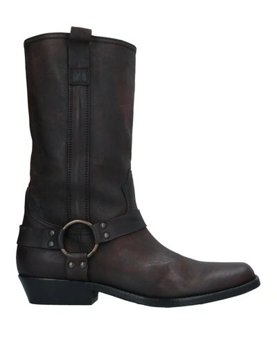 Michelediloco Ankle Boots In Brown