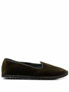 Vibi Venezia Slip-on Loafers In Green