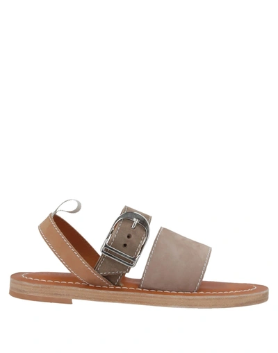 K.jacques Sandals In Beige