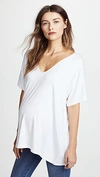 Hatch The Perfect Vee Maternity T-shirt In White