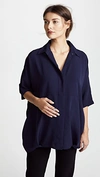 Hatch The Button Down Shirt In Navy