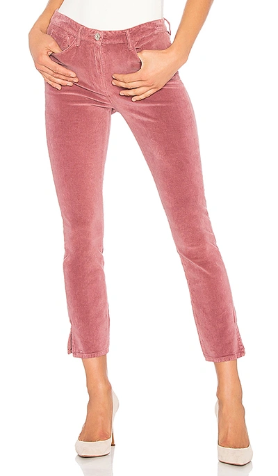 3x1 W3 Higher Ground Mini Split Jeans In Pink