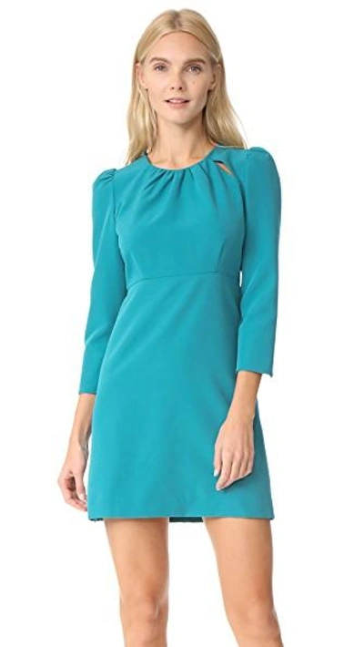 Milly Cady Emma Dress In Teal