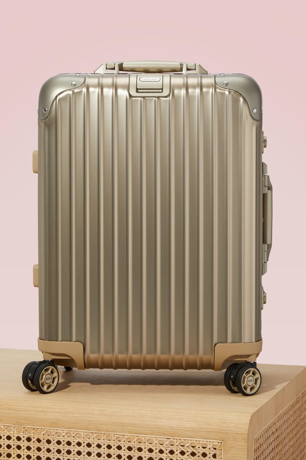 rimowa topas titanium cabin multiwheel