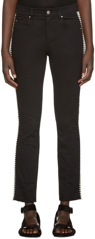 Isabel Marant Étoile Isabel Marant Etoile Haven Jeans In Black In Grey